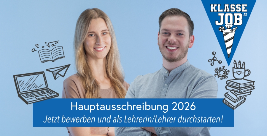 Hauptausschreibung 2026 für Lehrerinnen und Lehrer